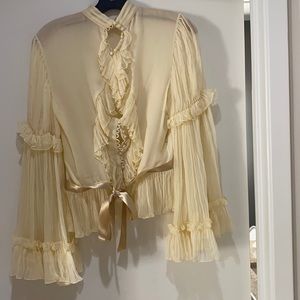 Oscar beautiful blouse with matching pants. Price is for blouse only